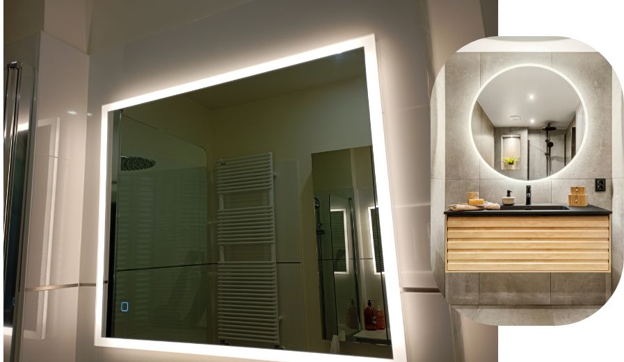 LED Mirror with Touch sensor