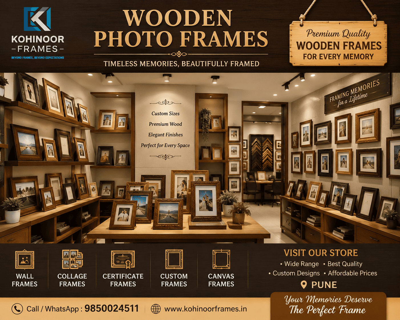 Best-Wooden-Photo-Frame-Store-in-Pune